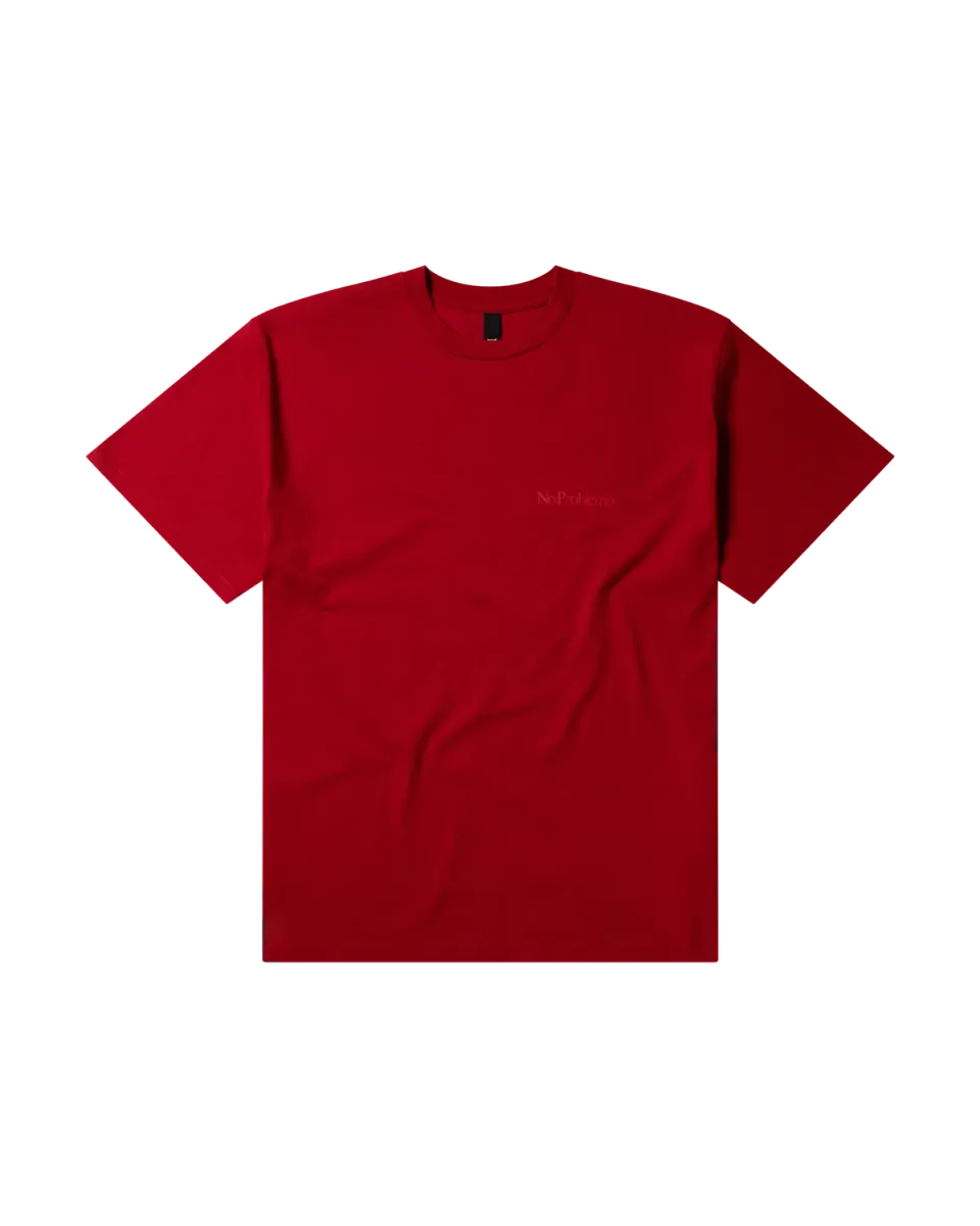 No Problemo Mini Problemo tricou rosu bumbac