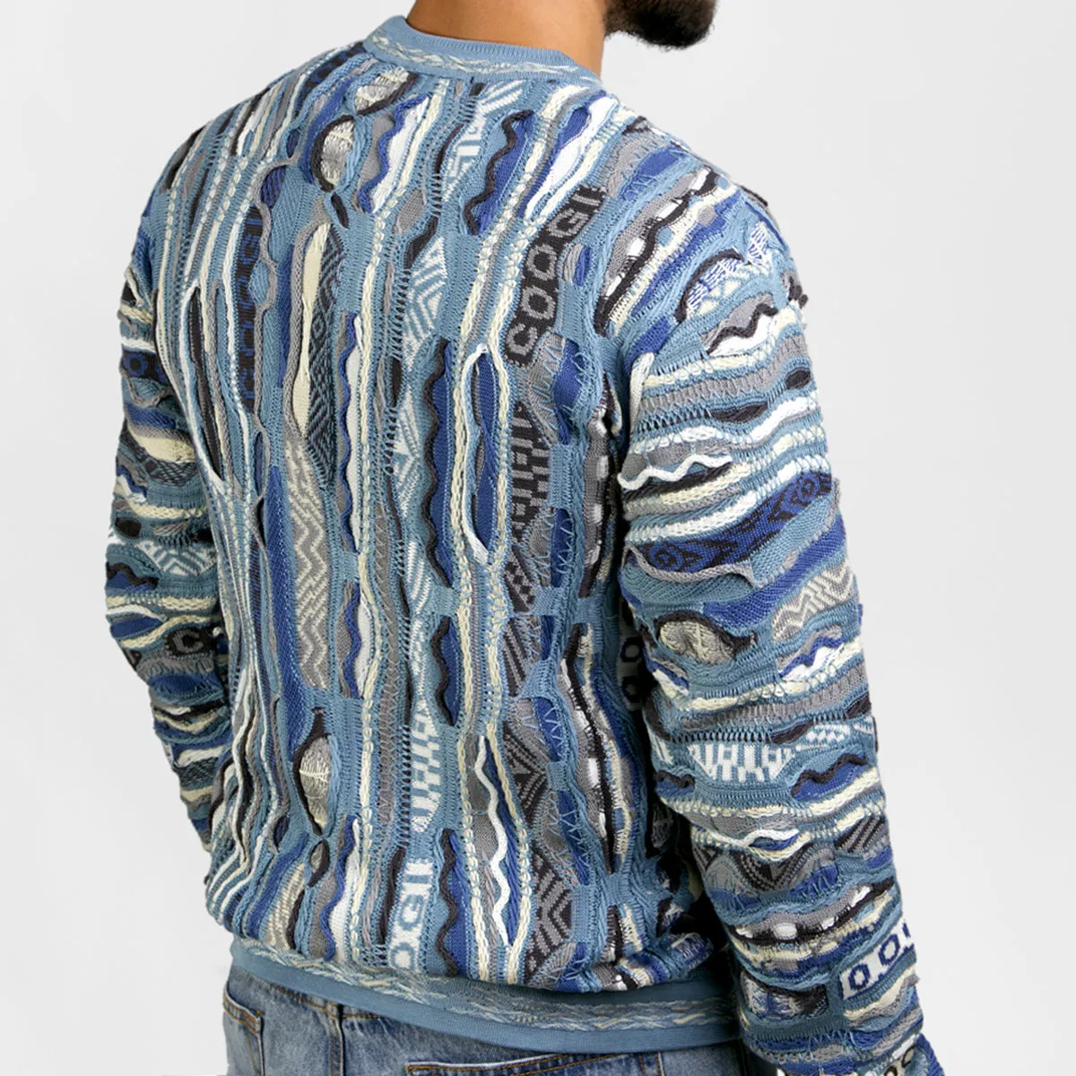 COOGI Pacific Blue Crewneck pulover albastru