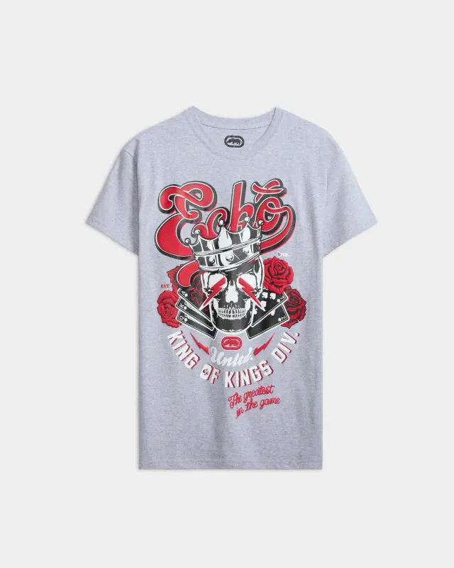 Ecko Red King of Kings Tee tricou craniu bumbac