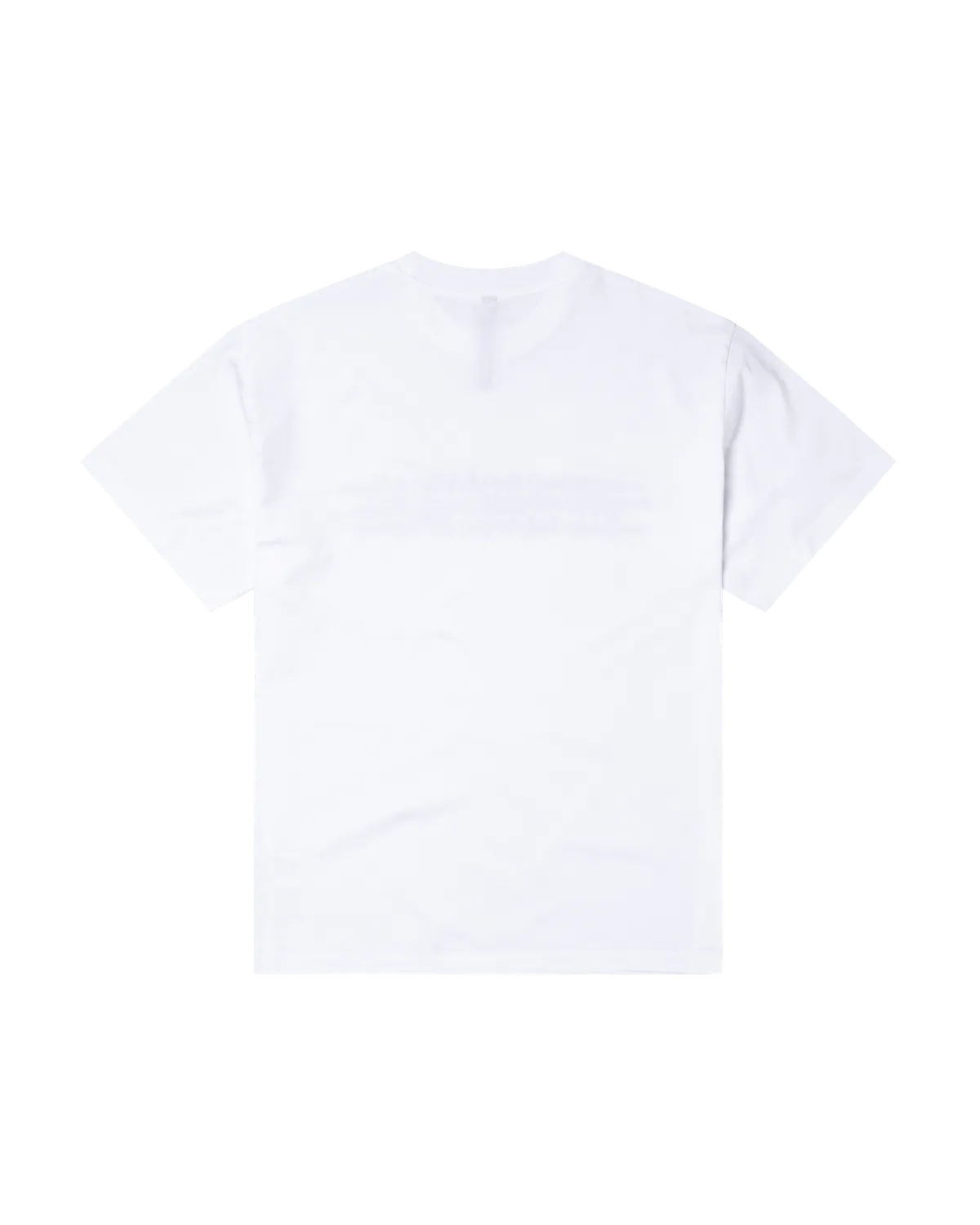 No Problemo Barbed tricou alb bumbac greu
