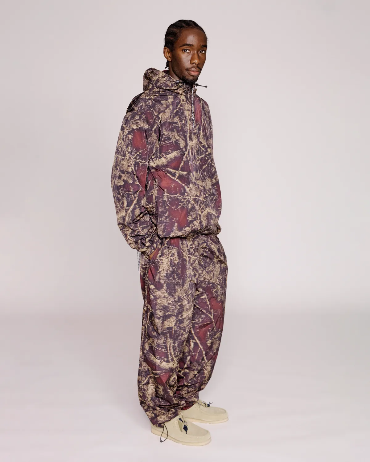 No Problemo Forest Glitch Nylon Pant pantaloni camo