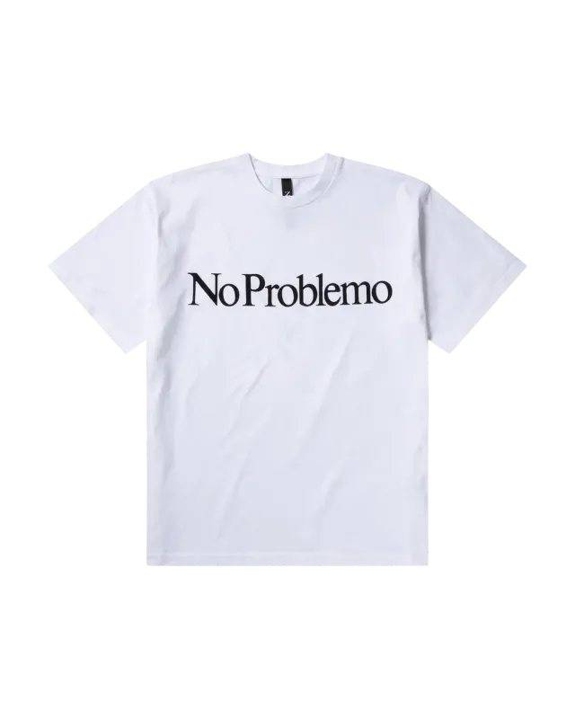 No Problemo SS Tee NP60002 tricou alb bumbac greu