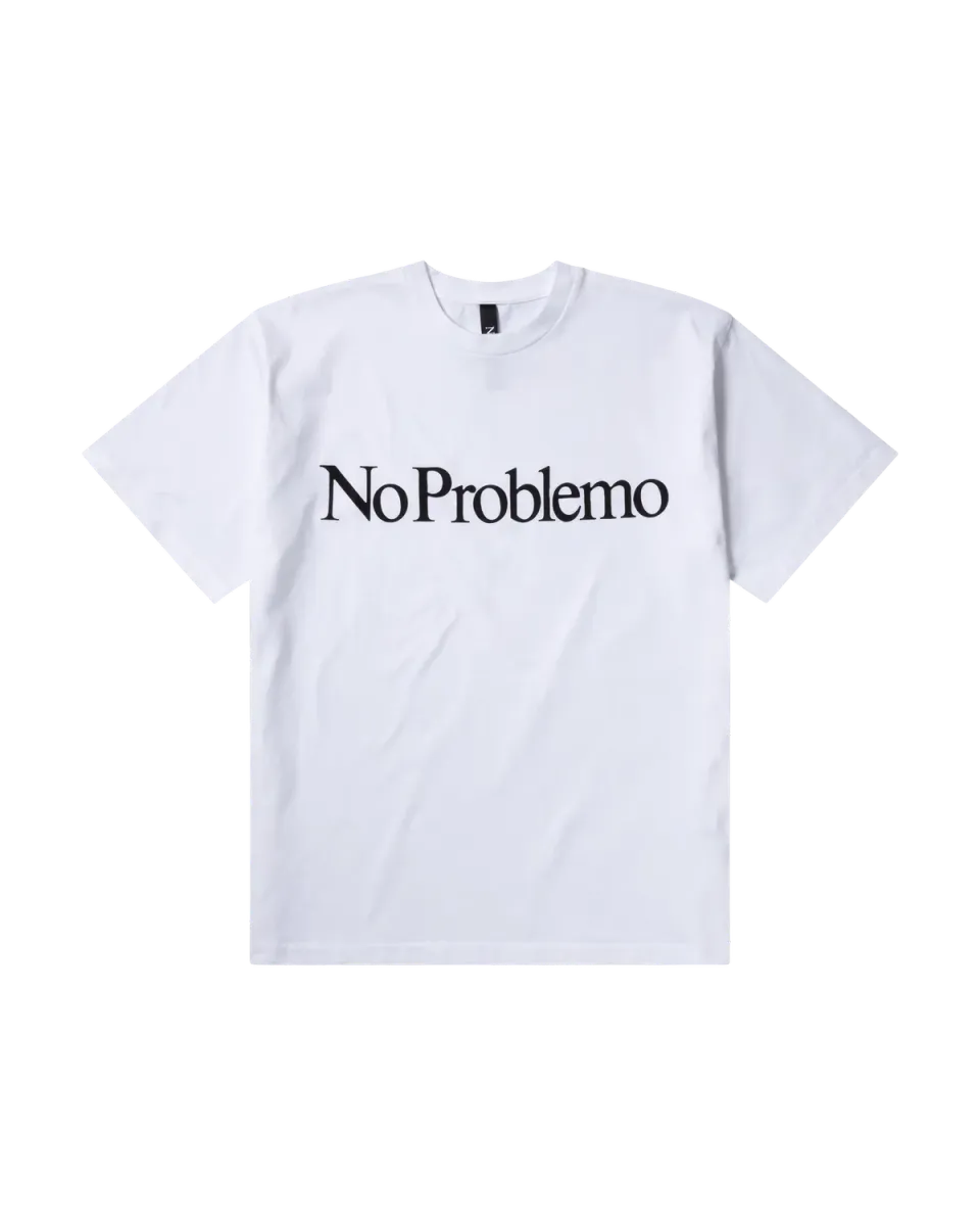 No Problemo SS Tee NP60002 tricou alb bumbac greu