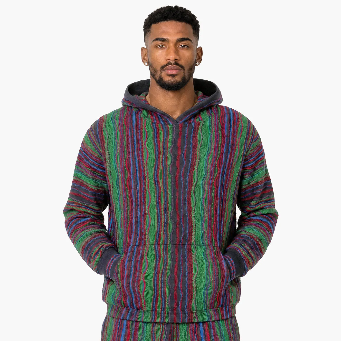 COOGI Light Weight Sweater Knit hanorac verde bumbac