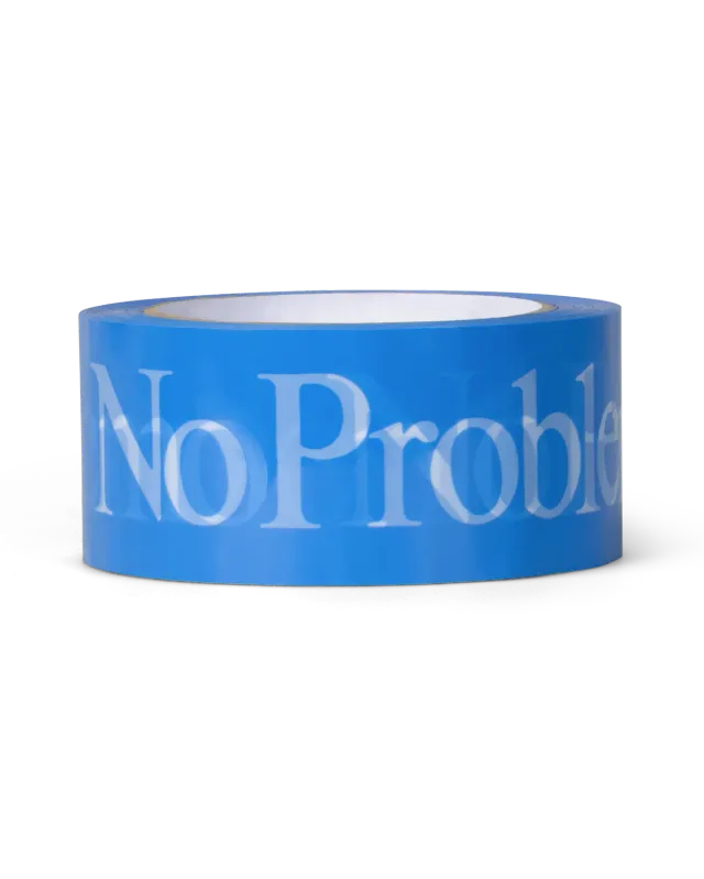 No Problemo Tape banda adeziva albastra decorativa