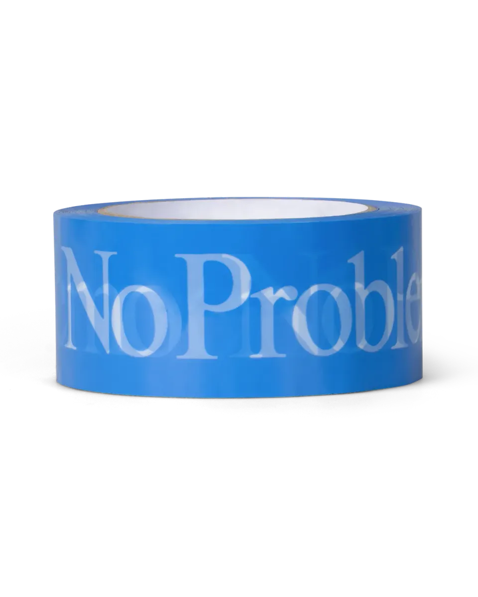 No Problemo Tape banda adeziva albastra decorativa