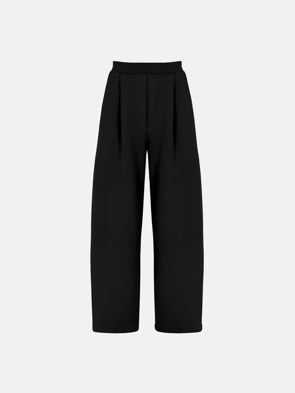 Enrage Pleated Sweatpants pantaloni negri bumbac