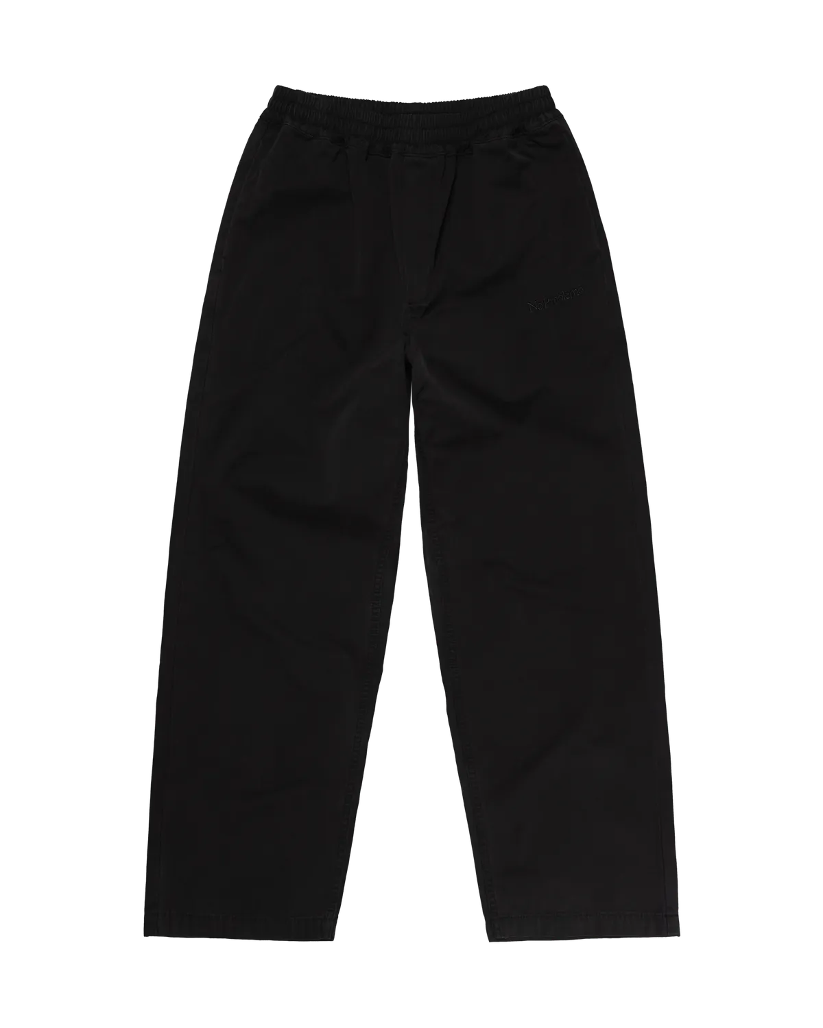 No Problemo Mini Problemo Ripstop pantaloni negri bumbac