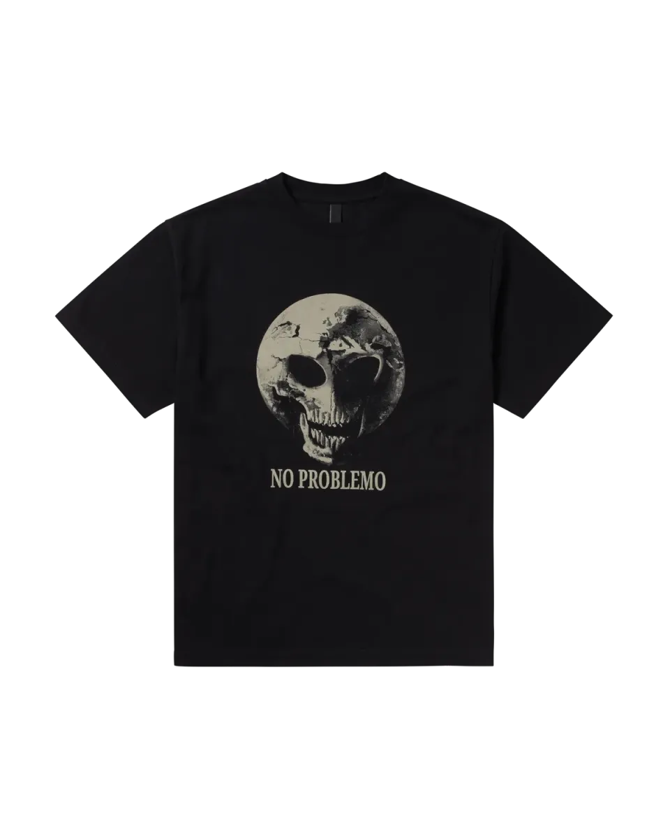 No Problemo Dead Planet SS Tee tricou negru bumbac greu