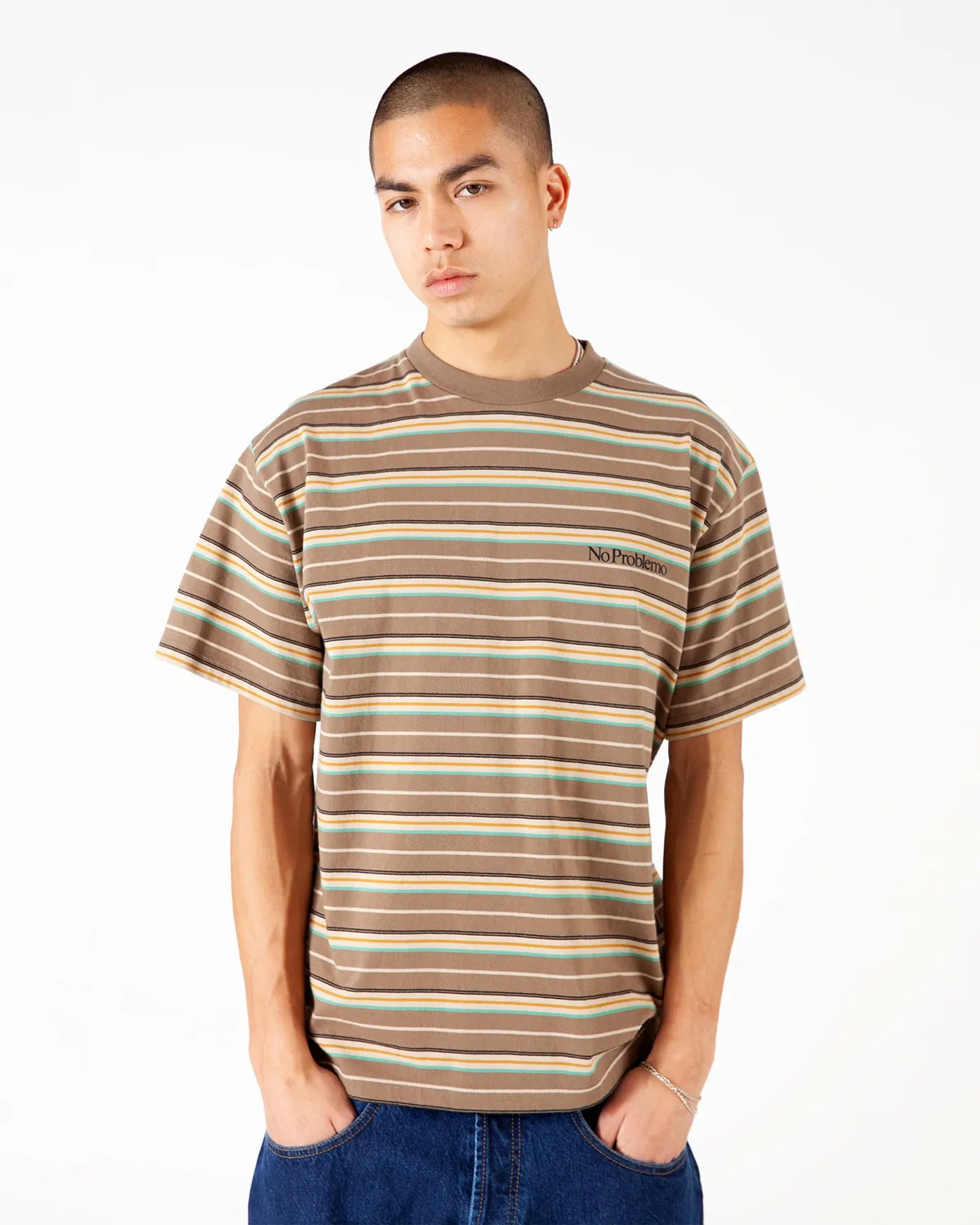 No Problemo Mini Problemo tricou Brown dungi