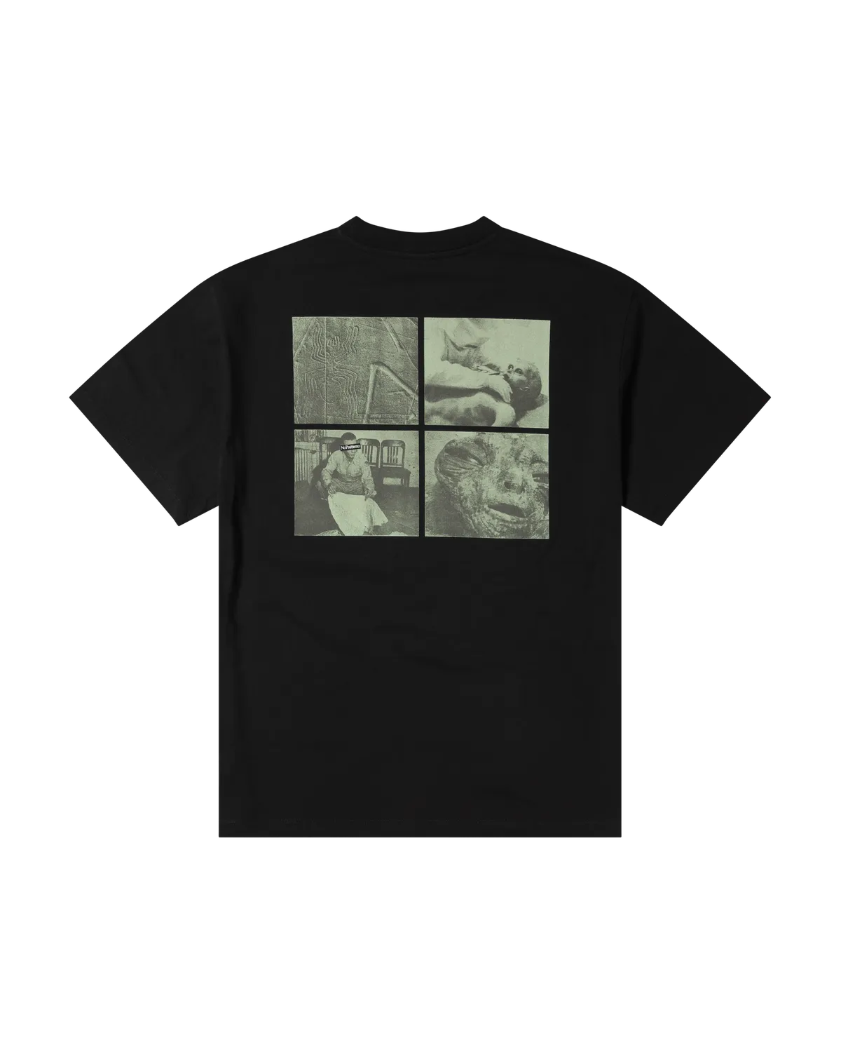 No Problemo Area 51 SS Tee tricou negru bumbac