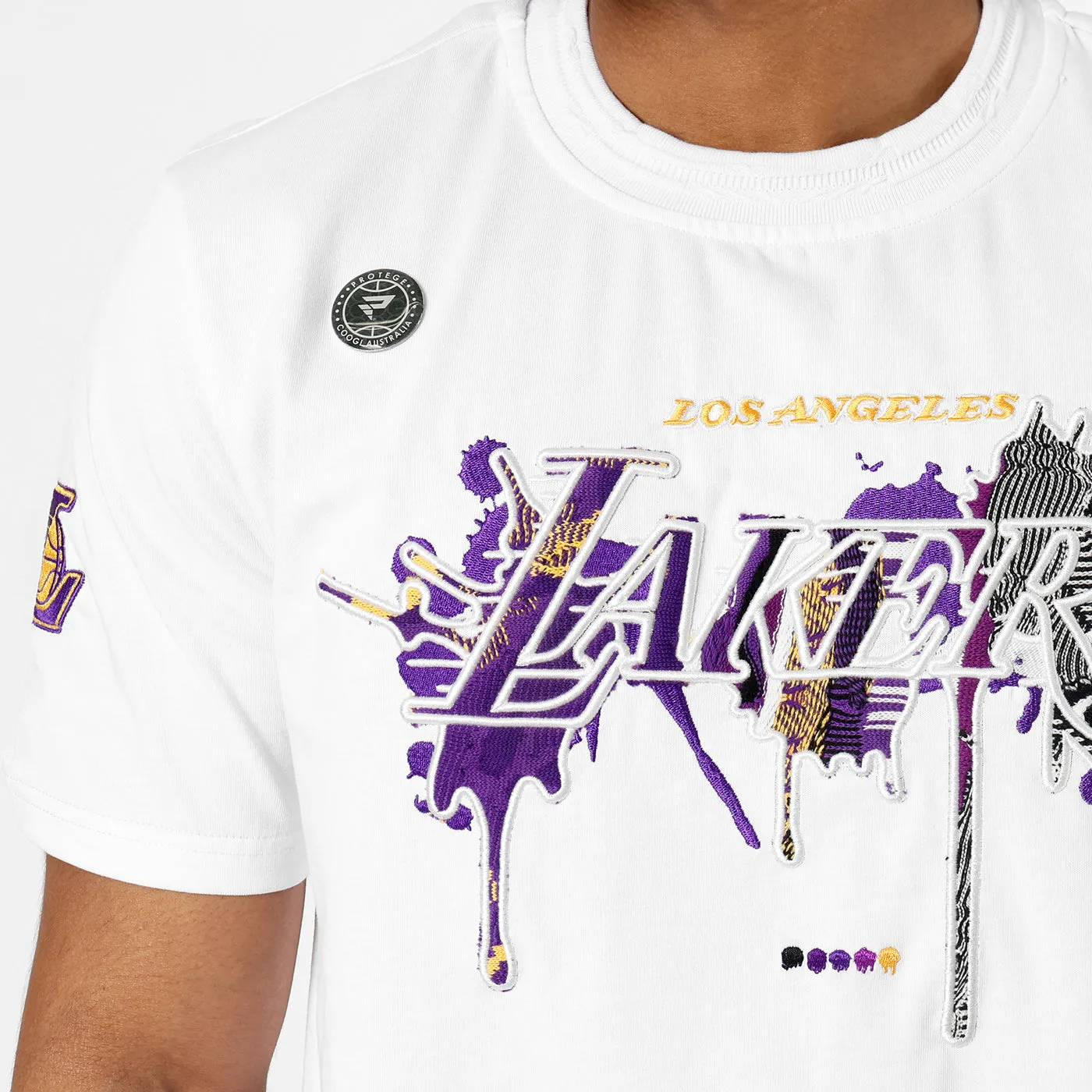 COOGI X NBA Lakers tricou galben brodat