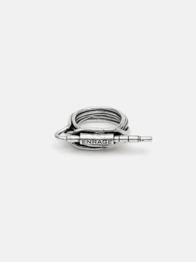 Enrage Audio Ring inel argintiu cablu