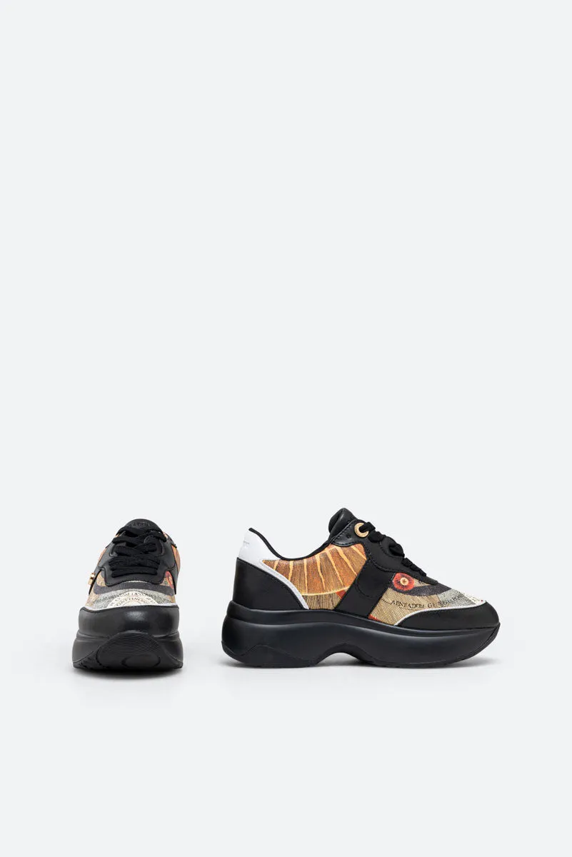 Gattinoni New Dafne PU Planetarium sneakers platforma albi