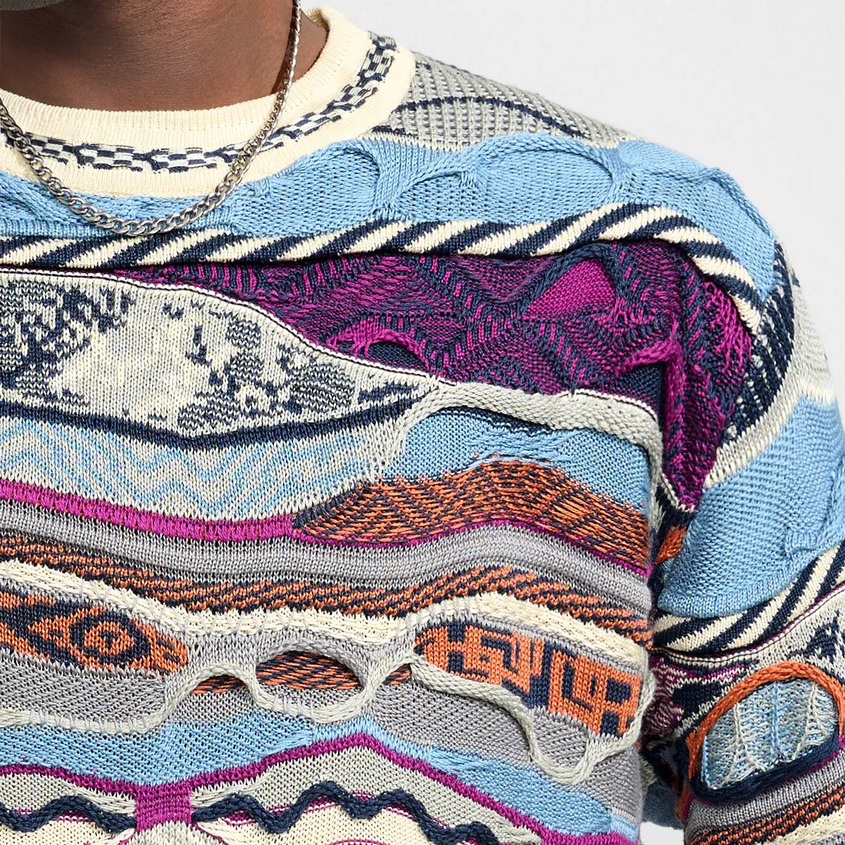 COOGI Robina Crewneck pulover multicolor bumbac