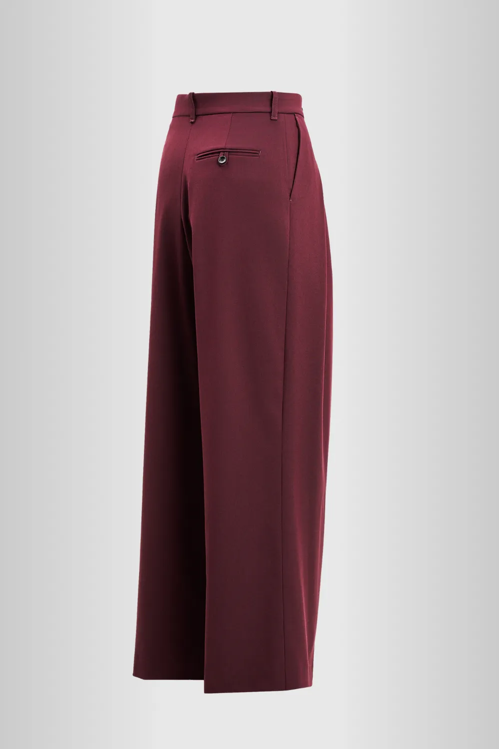 Dualitae Manon pantaloni burgundy viscoza 109 cm
