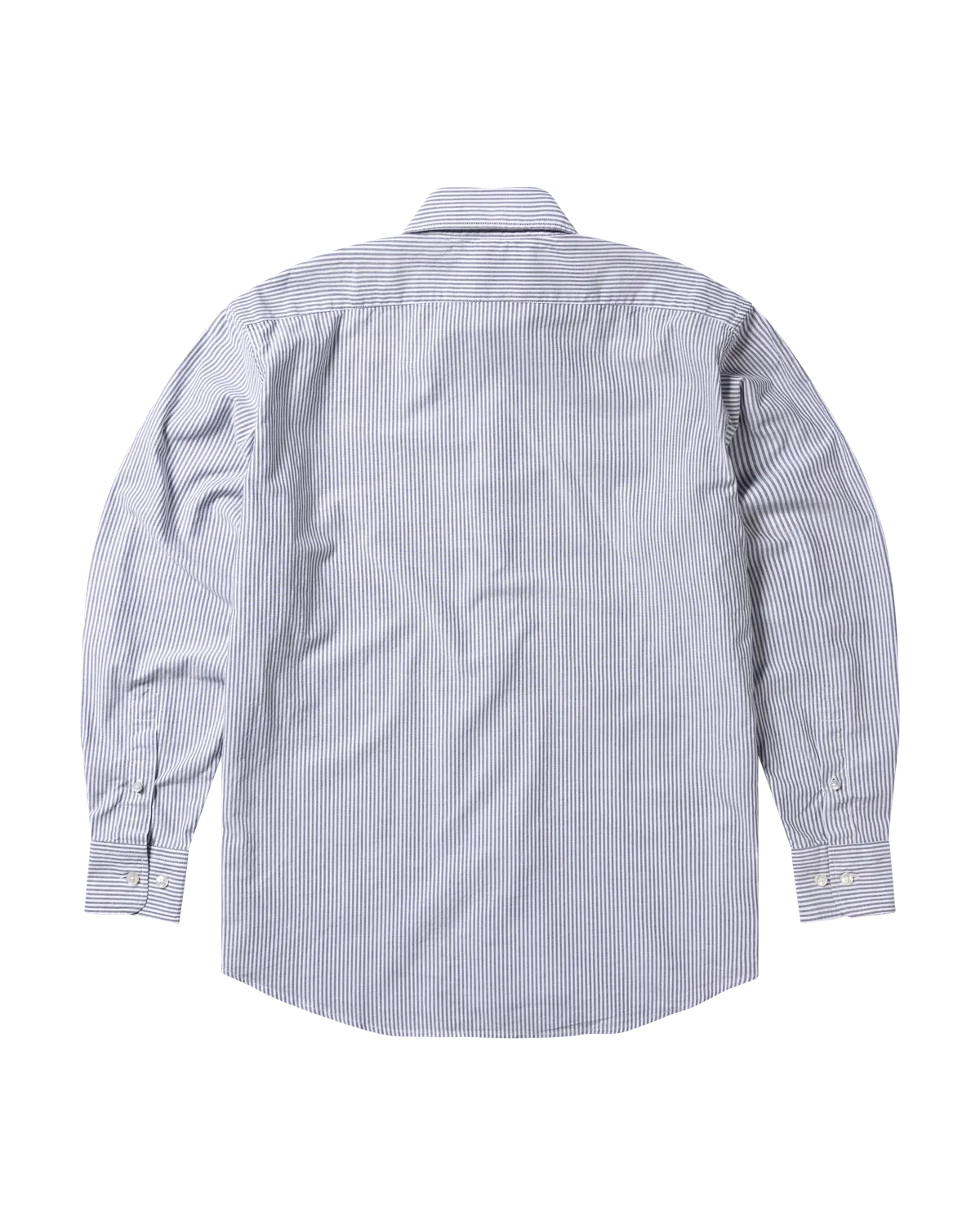 No Problemo Oxford Stripe LS cămașă gri dungi bumbac
