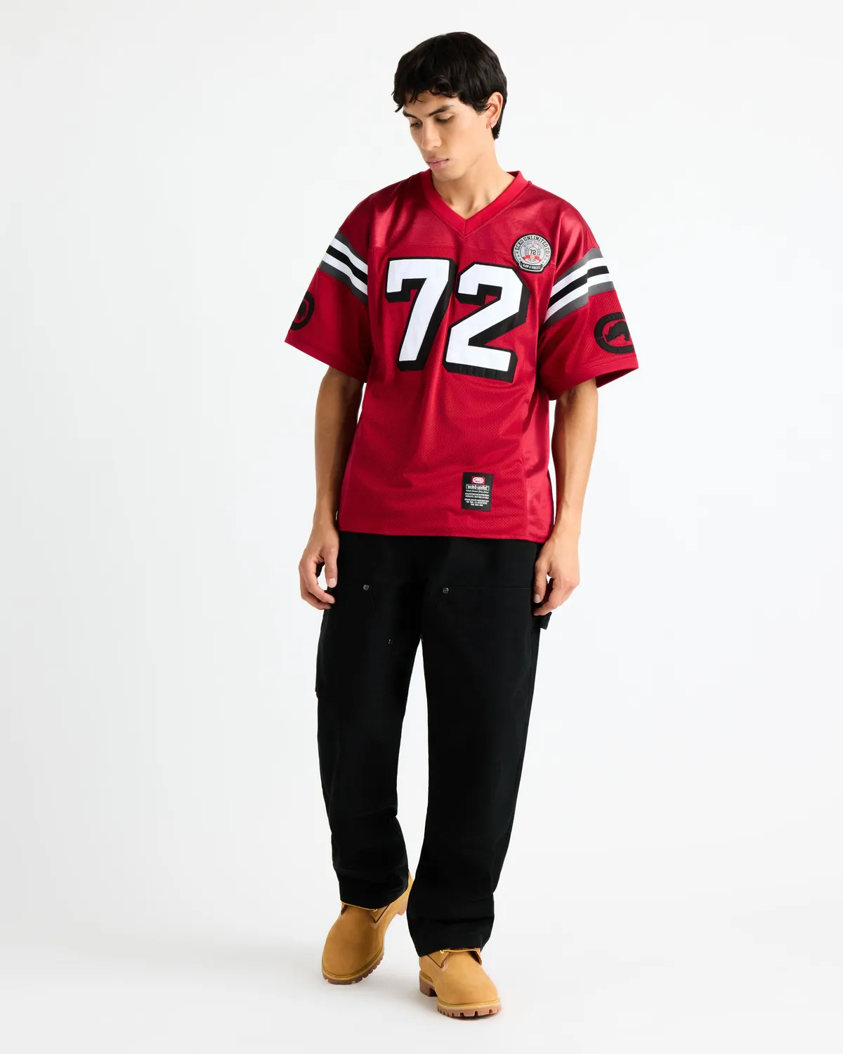 Ecko Red Lennox tricou jersey plasa numar 72