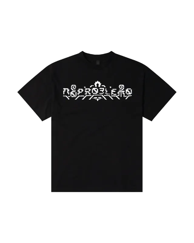 No Problemo No Carpeto SS Tee tricou negru bumbac