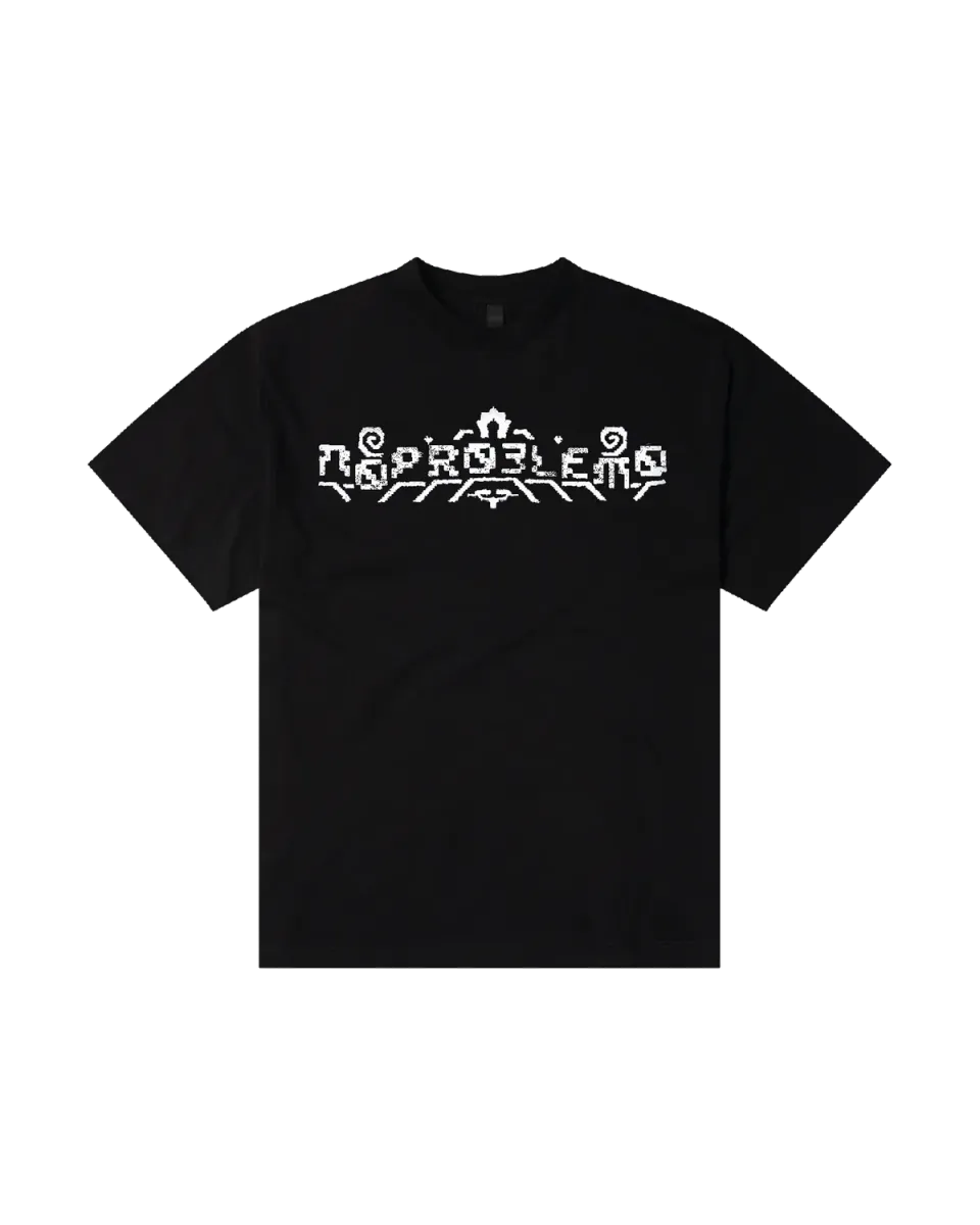 No Problemo No Carpeto SS Tee tricou negru bumbac