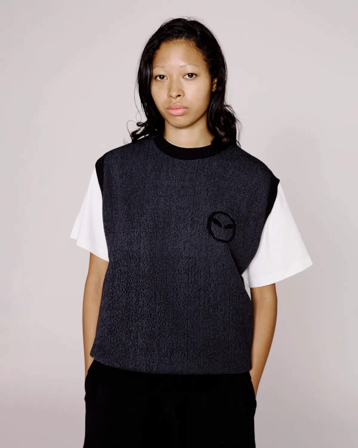 No Problemo Alien-O vesta neagra bumbac organic