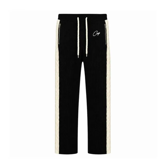 COOGI Heavy Weight Fashion Knit pantaloni trening negri bumbac