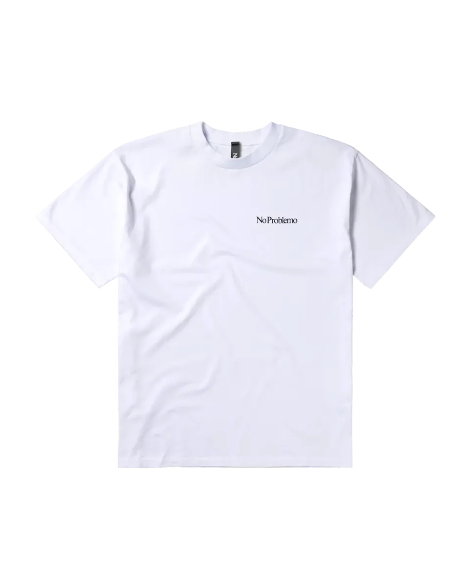 No Problemo Mini Problemo SS Tee tricou alb bumbac