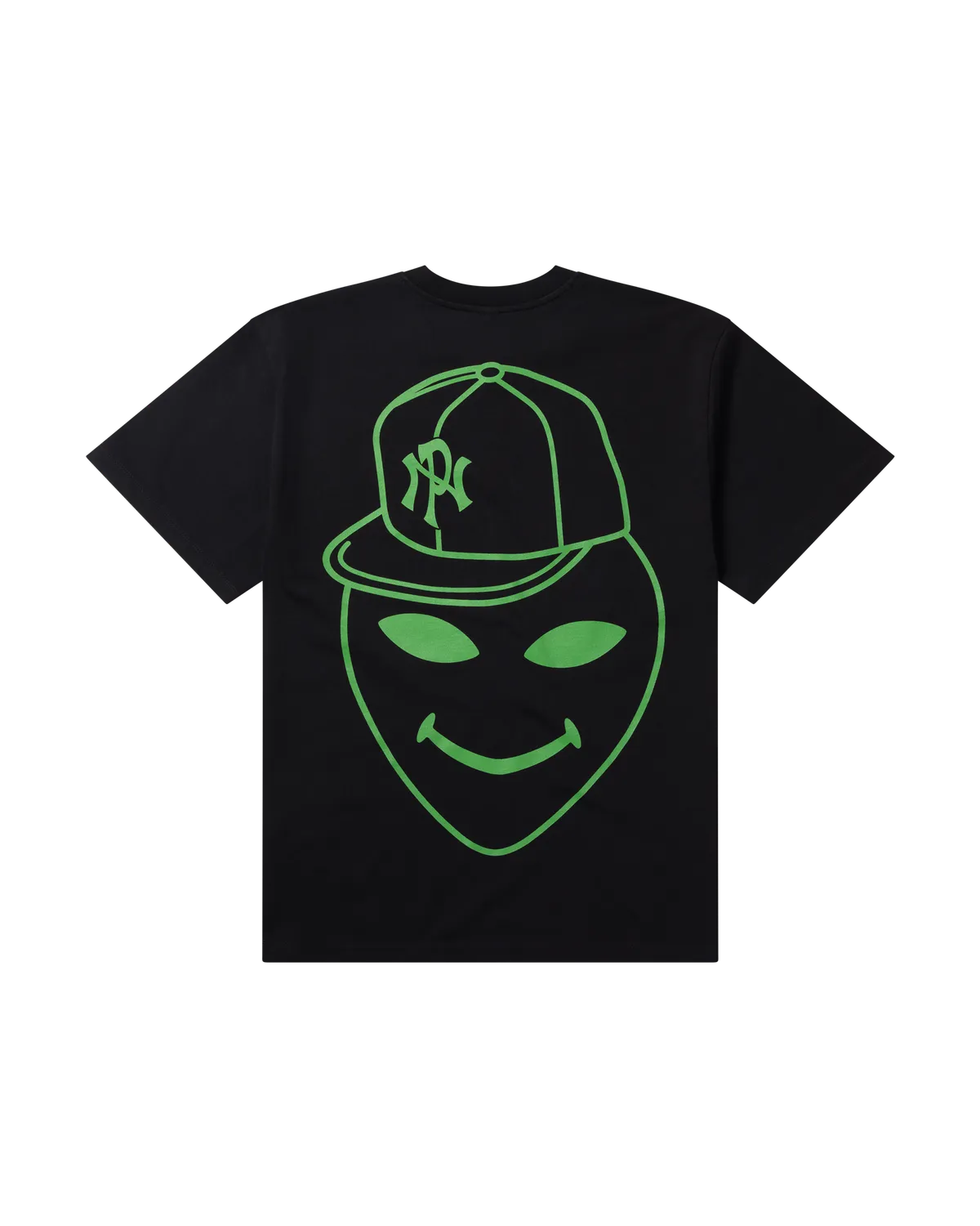 No Problemo Alien Dude tricou negru bumbac greu