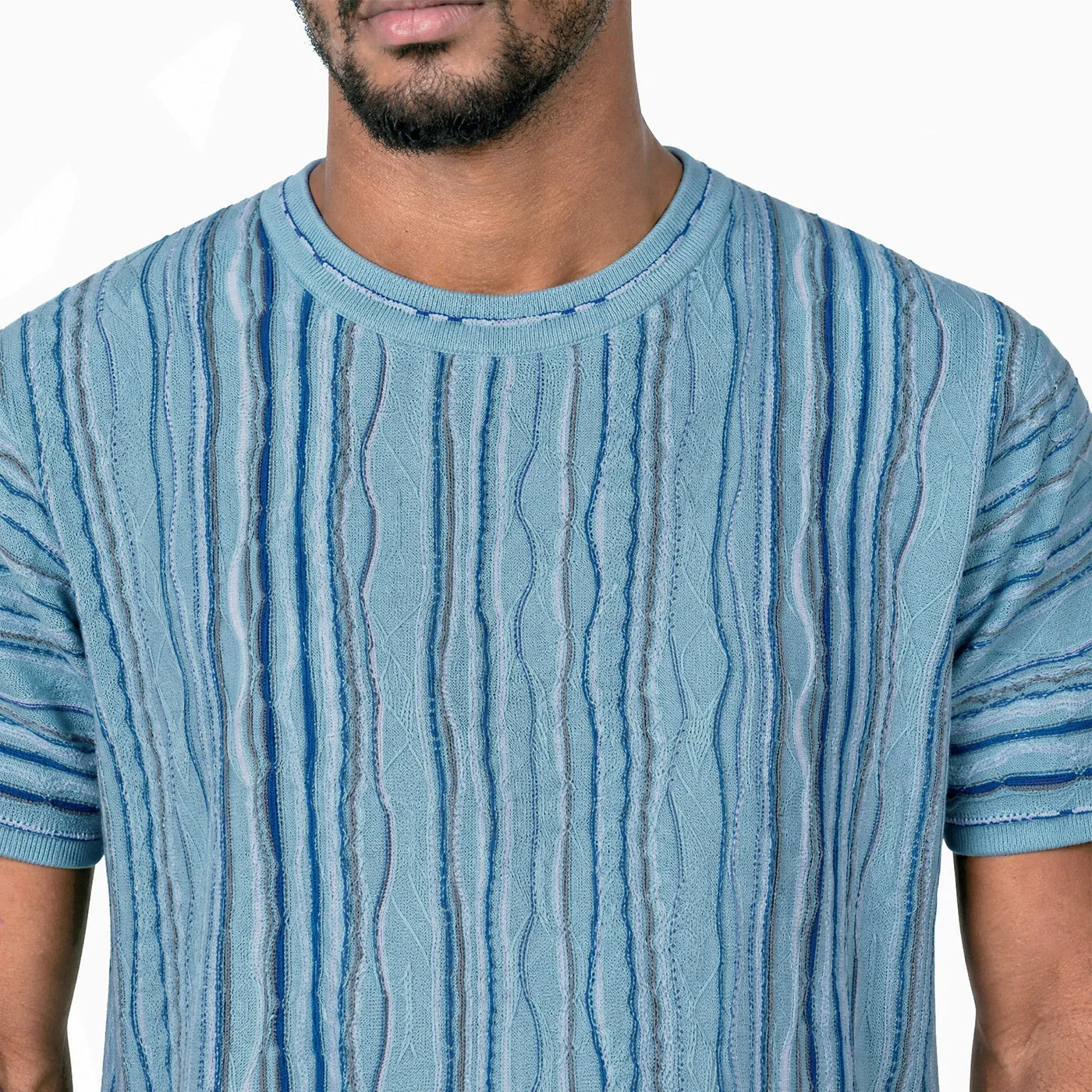 COOGI Light Weight tricot tricou bumbac albastru