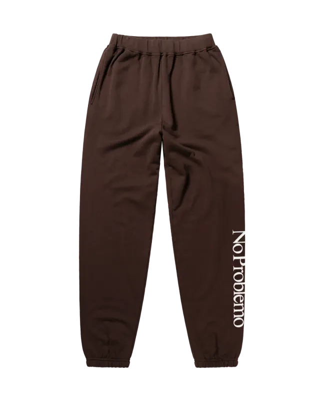 No Problemo Sweatpant pulover tricotat maro