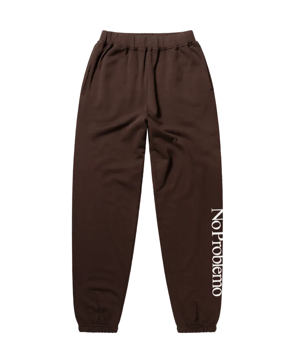 No Problemo Sweatpant pulover tricotat maro