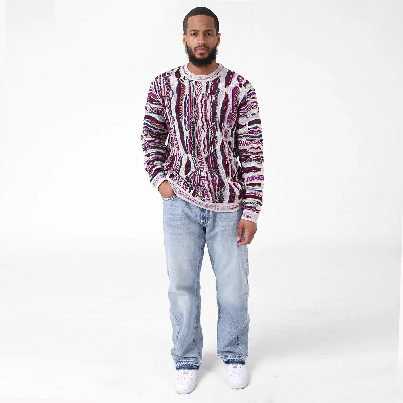 COOGI Pacific Maroon pulover multicolor bumbac