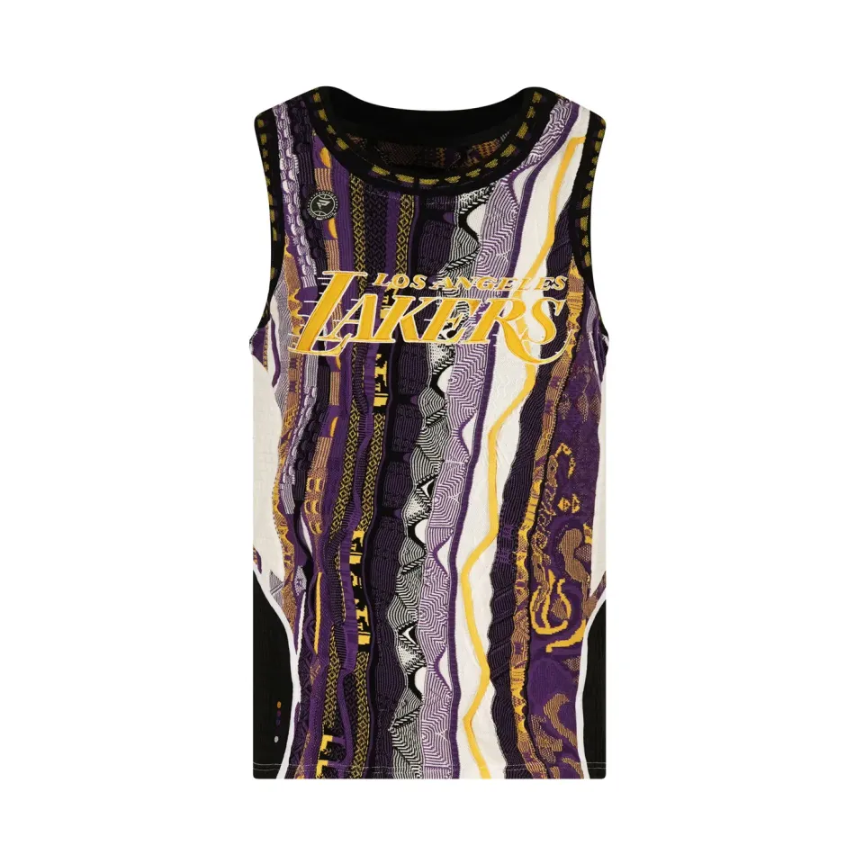COOGI x NBA Lakers vesta tricot bumbac mov