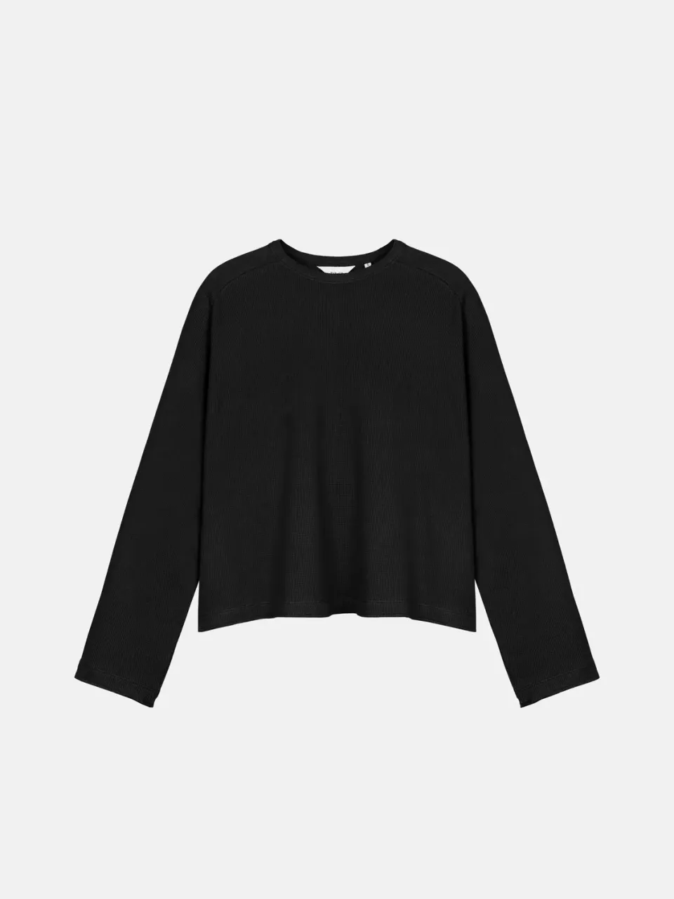Enrage Thermal Black bluză termică neagră waffle