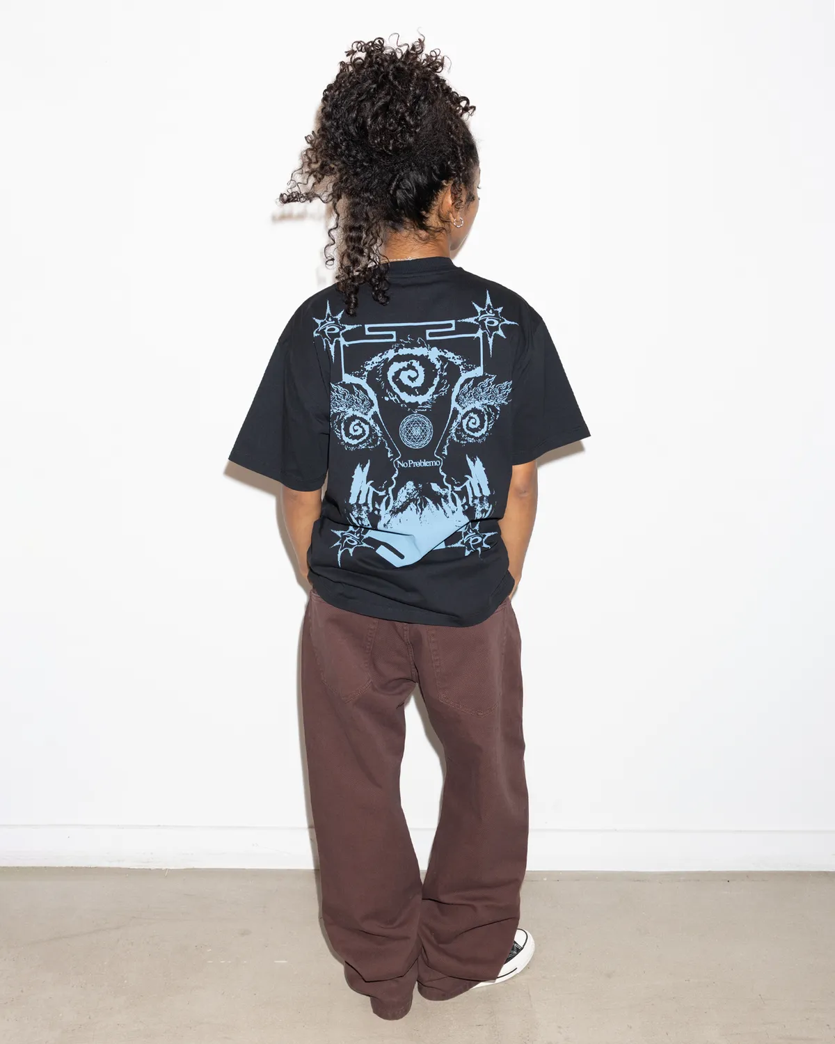 No Problemo Holy Mountain SS Tee tricou negru bumbac