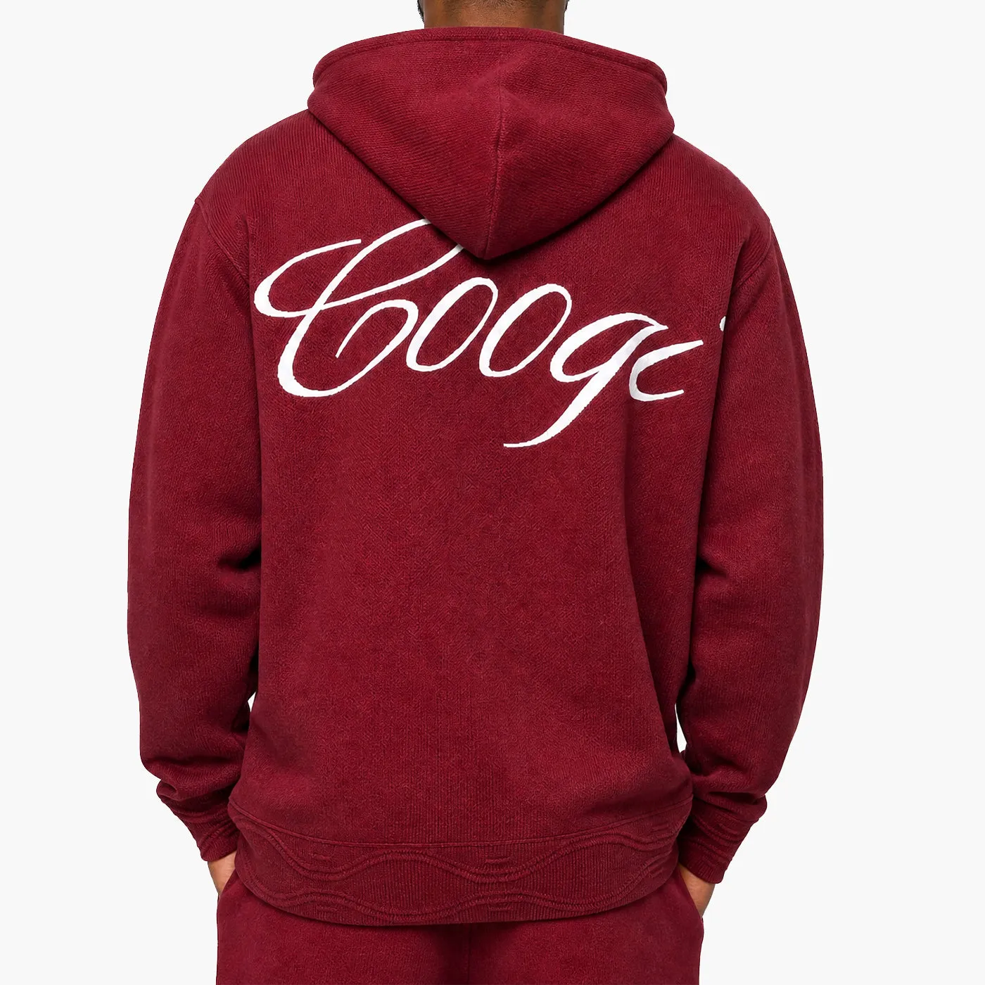 COOGI Heavy Weight Fashion Knit Hoody hanorac rosu