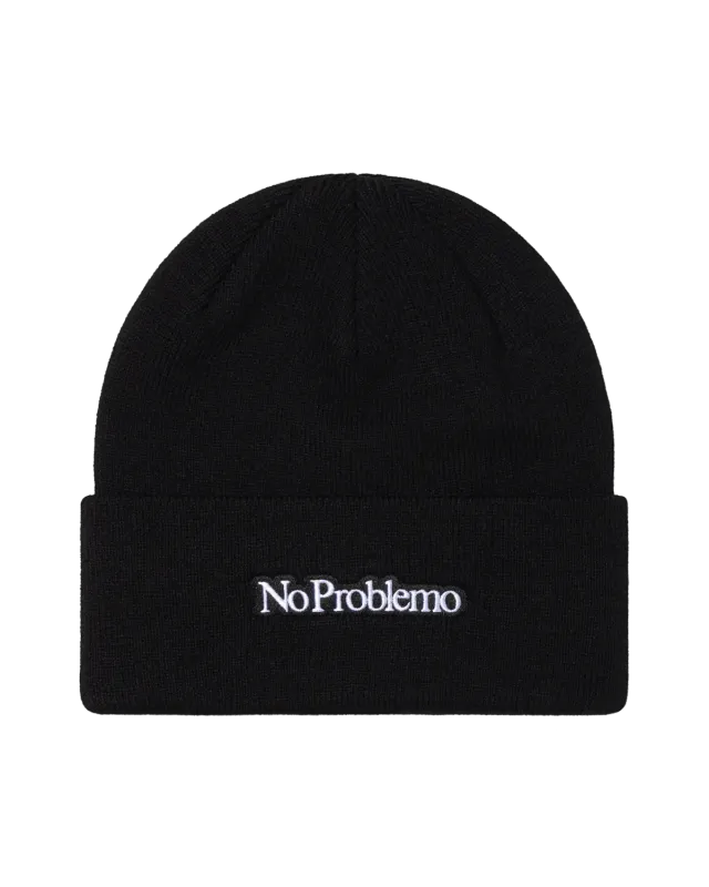 No Problemo Mini Problemo Beanie caciula neagra