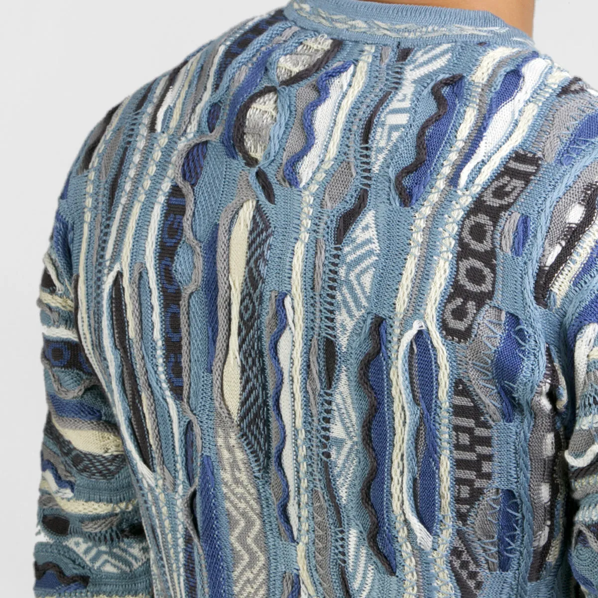 COOGI Pacific Blue Crewneck pulover albastru