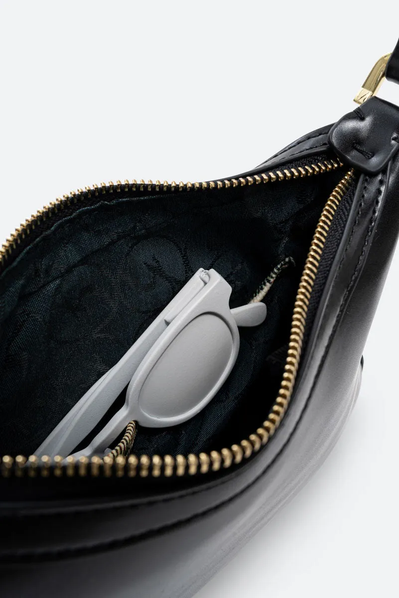 Gattinoni Planetarium Classic geanta baguette hobo piele sintetica