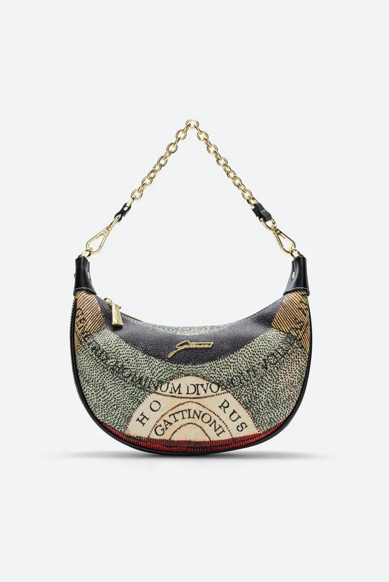 Gattinoni Planetarium Classic Small geanta hobo aurie