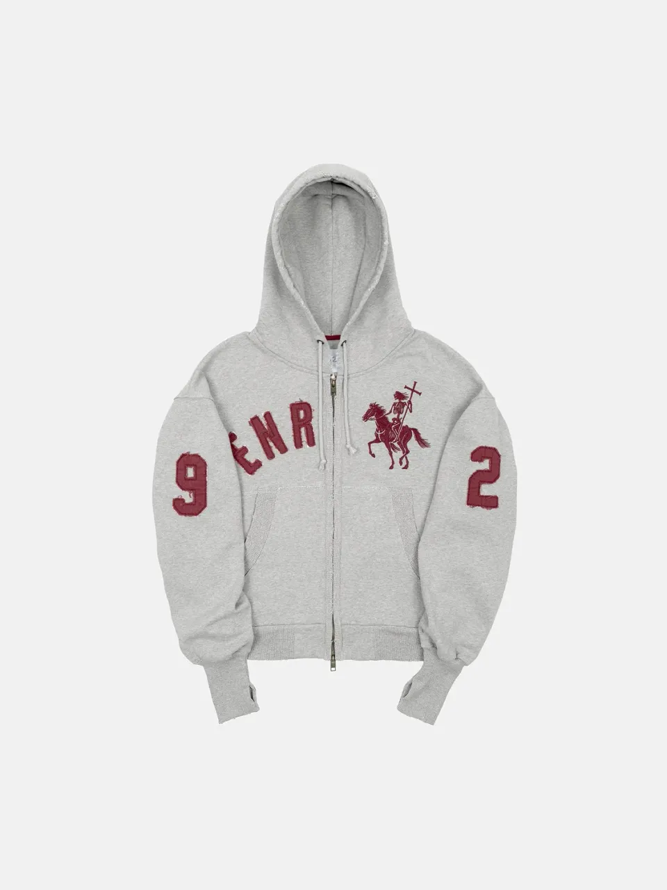 Enrage 2010 Zip Hoodie hanorac fermoar gri