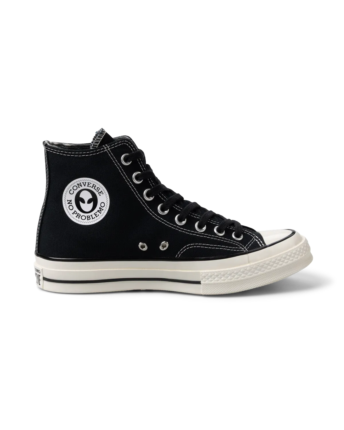 No Problemo x Converse Black Chuck 70 Hi tenisi negri