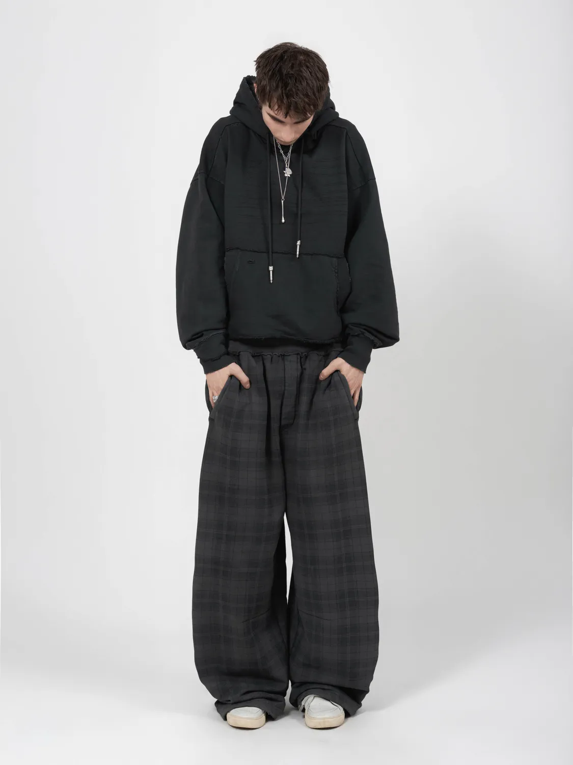 Enrage 2010 Sweatpants pantaloni carouri negre