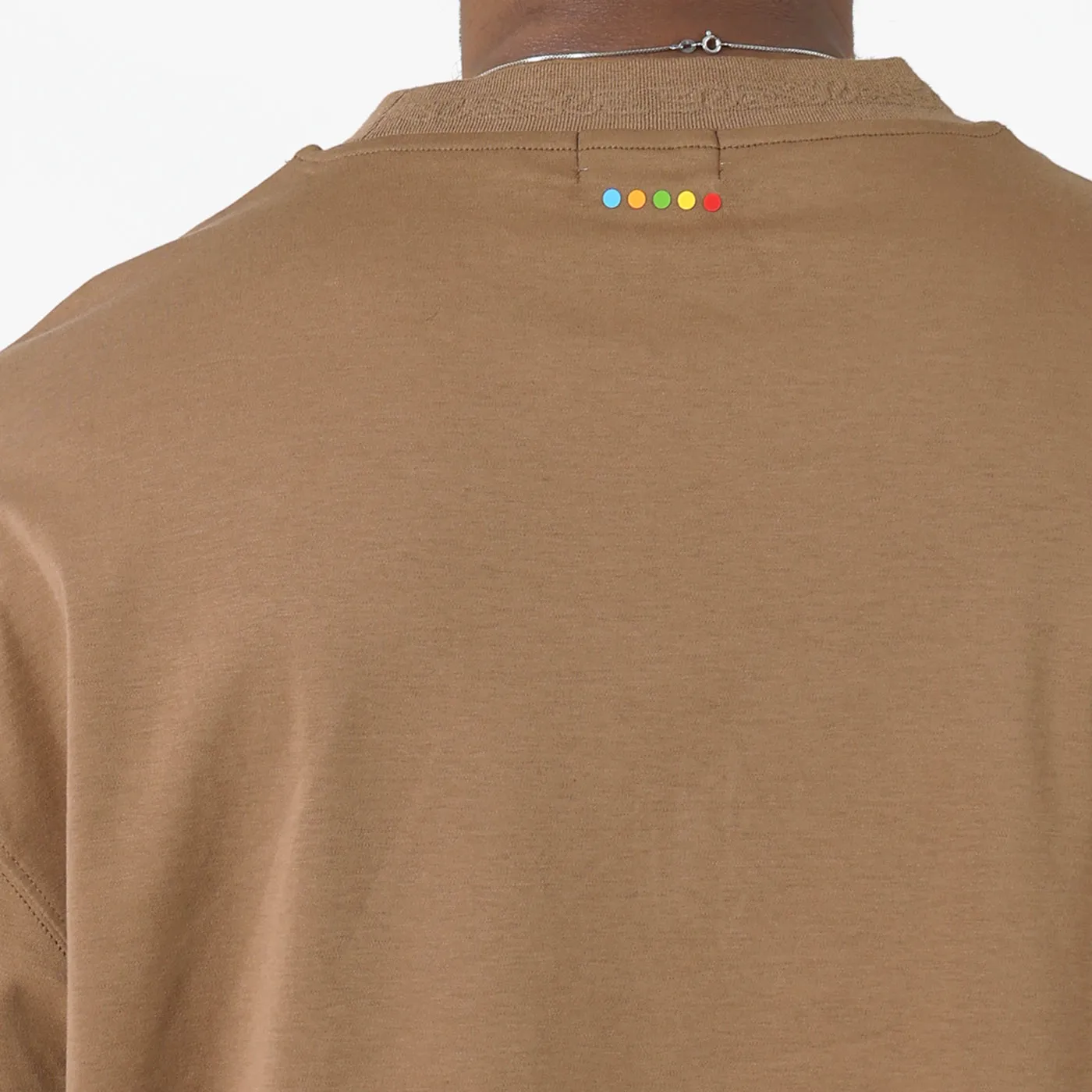 COOGI Koala tricou oversize maro bumbac imprimat