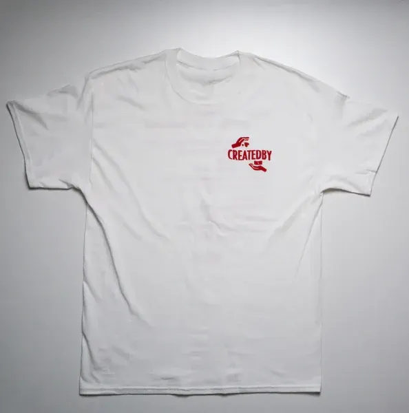 CREATEDBY Love Over Money tricou alb bumbac 175g