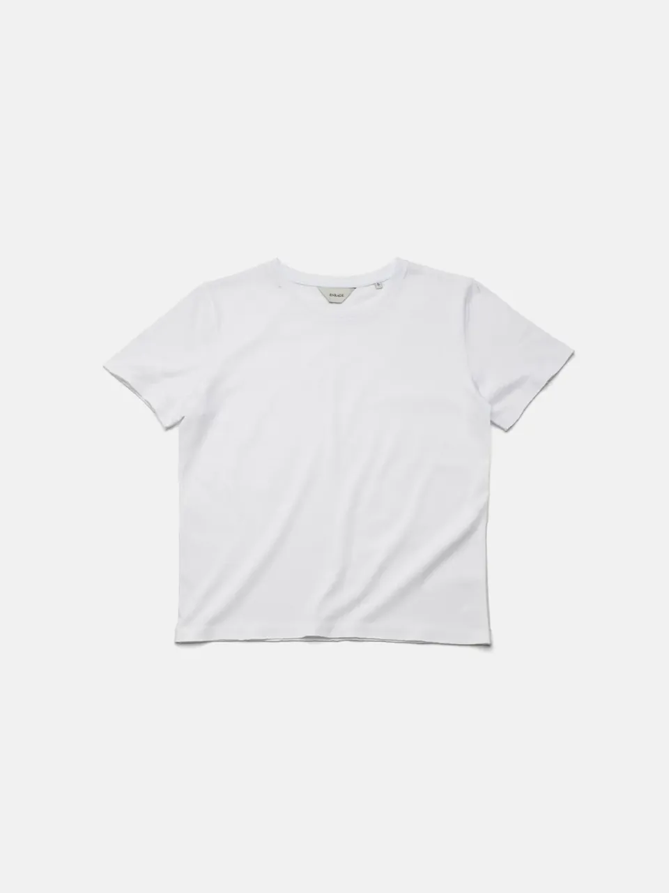 Enrage Round Neck Tee tricou alb bumbac