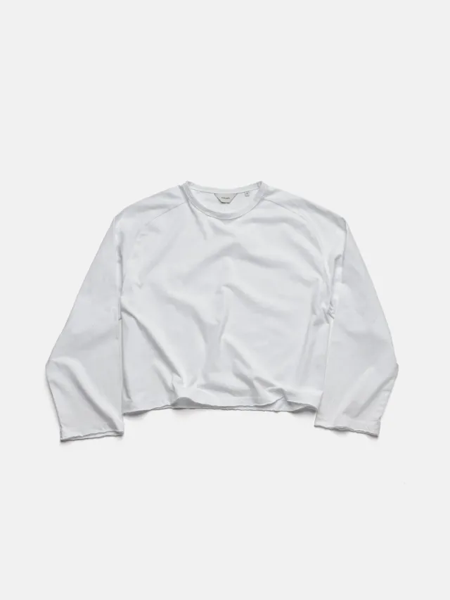 Enrage Baggy bluză mânecă lungă White bumbac