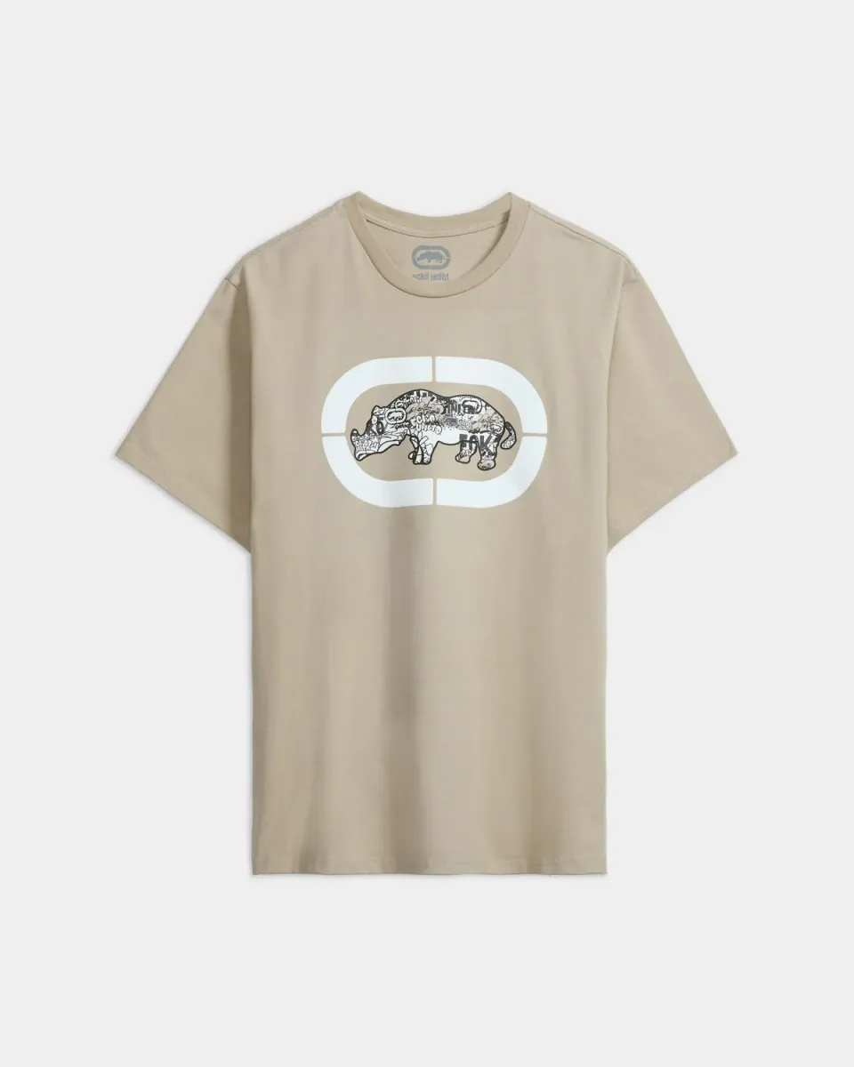 Ecko Red Graffiti Across The City tricou bumbac greu