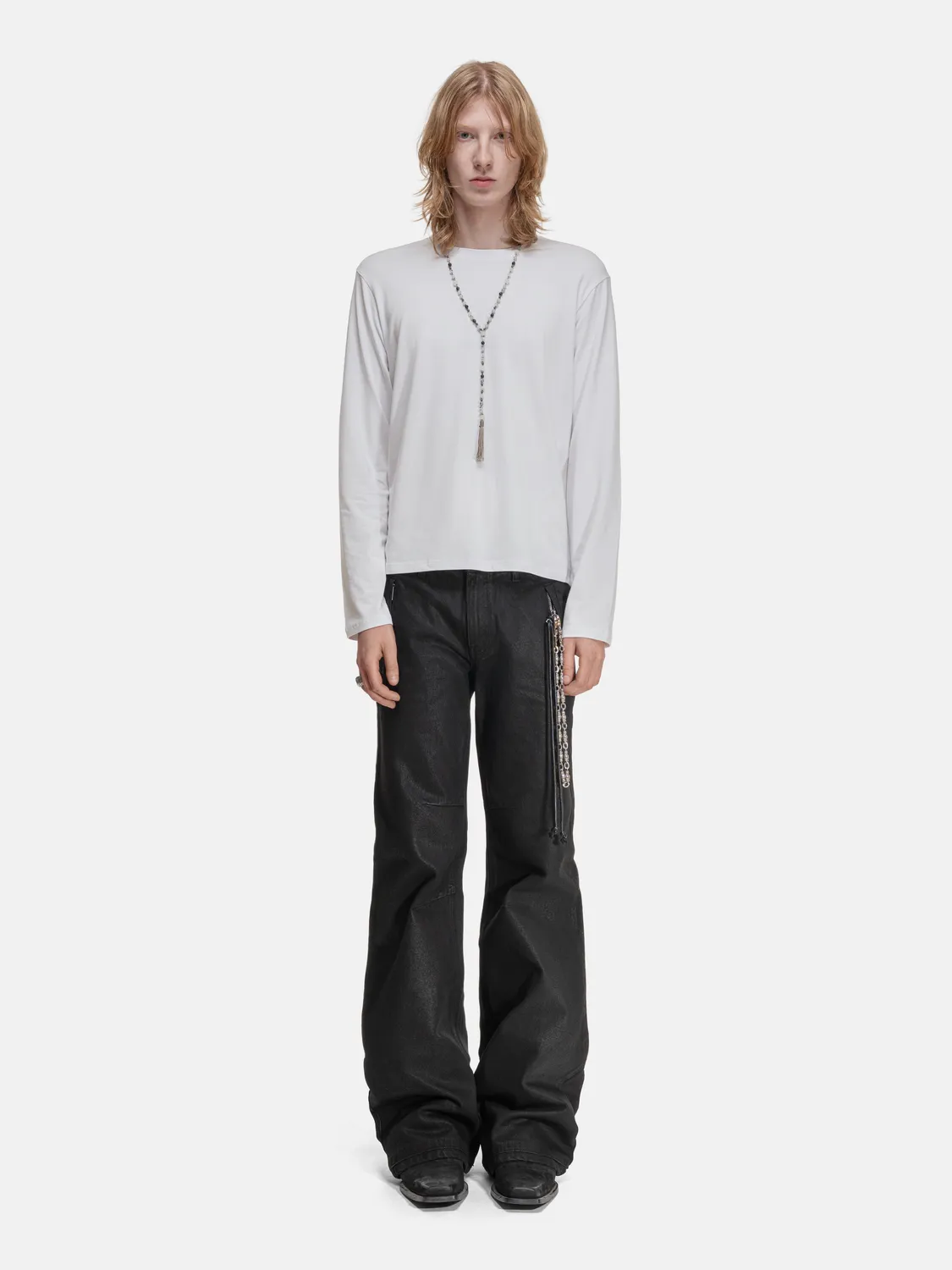 Enrage Daily Longsleeve bluză albă bumbac modal