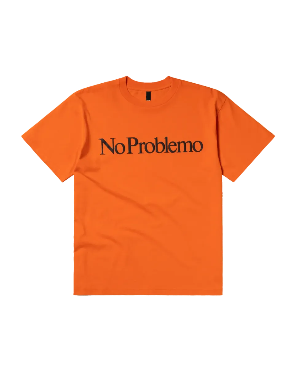 No Problemo SS Tee tricou portocaliu bumbac greu